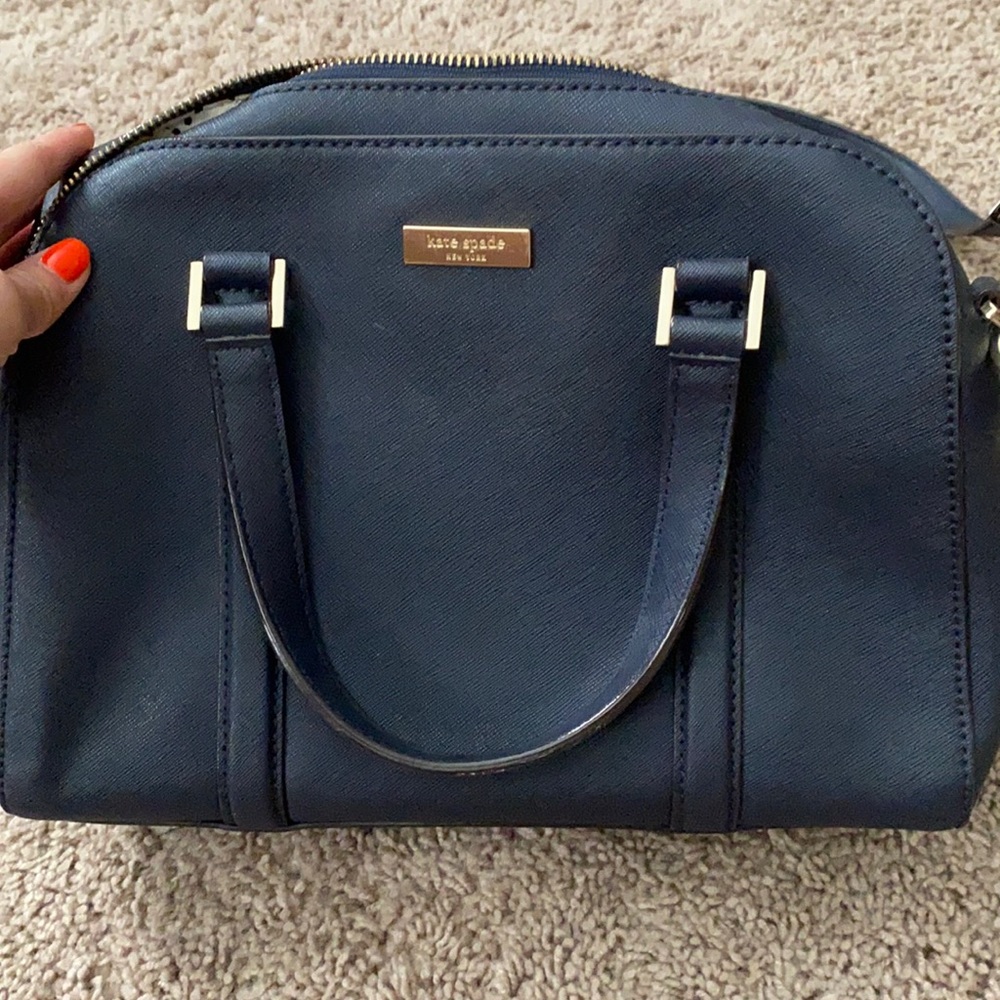 Navy Blue Kate Spade Handbag - image 1